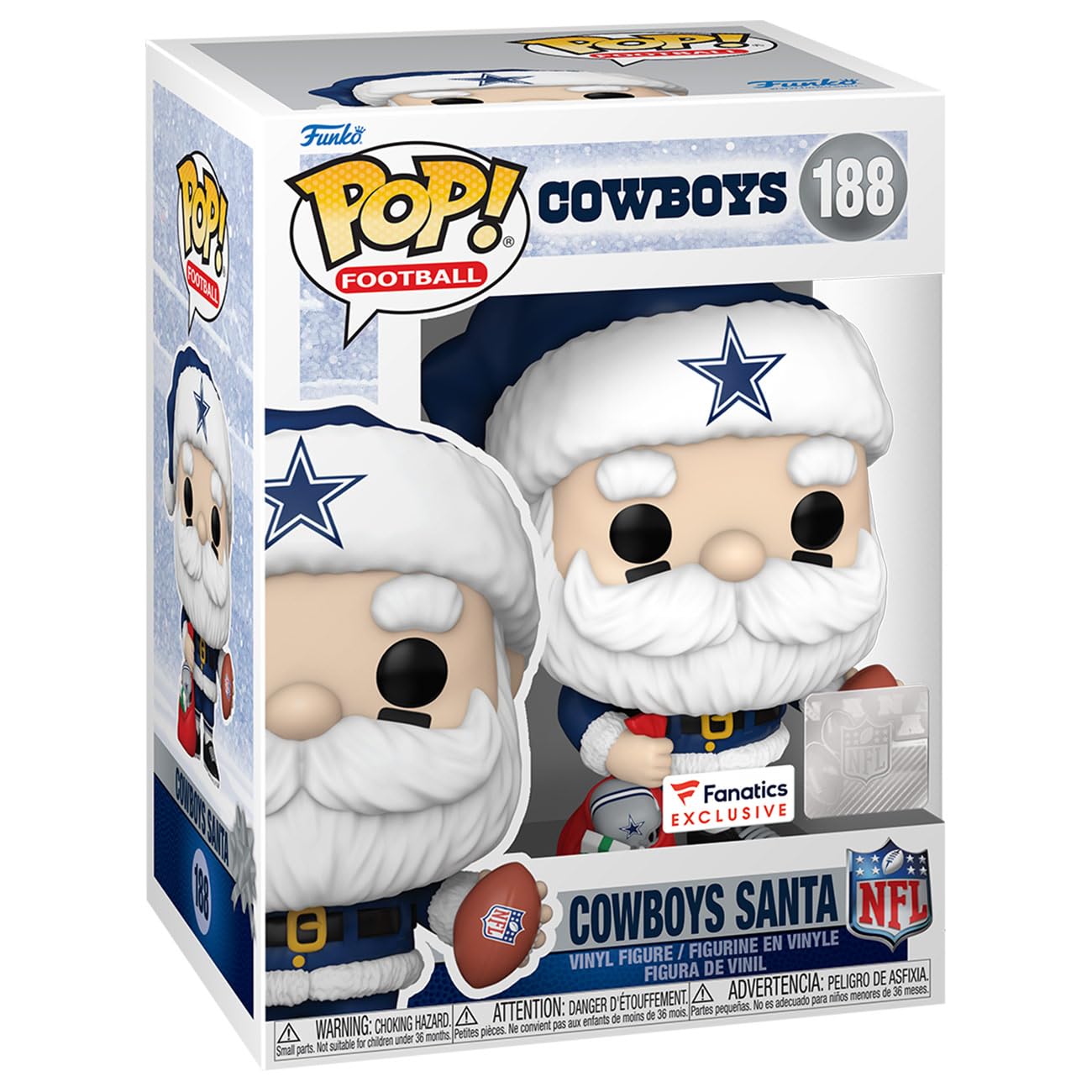 Funko Santa Claus (Dallas Cowboys) NFL Navidad Pop!