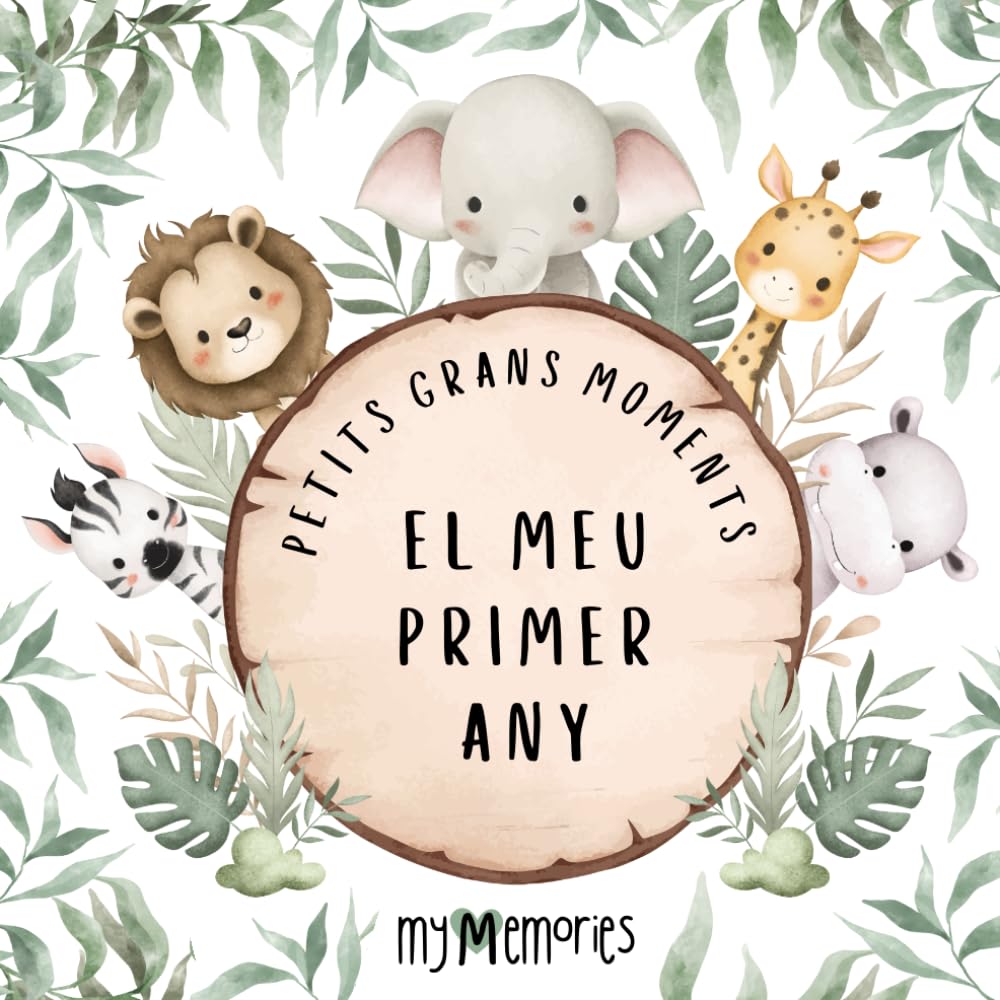 El meu primer any. Petits grans moments.: Regal àlbum de fotos per a nadó recent nascut, amb els records, fites i assoliments més memorables del ... Fotos de mida estàndard 10x15. (Álbum Bebé)