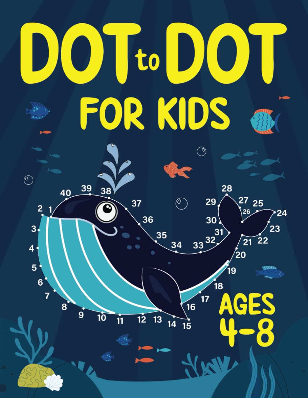 Libro: Dot to Dot for Kids Ages 4-8: 100 Fun Connect the Dots Puzzles for Children - Activity Book for Learning - Age 4-6, 6-8 Year Olds (Dot to Dot Books for Children)