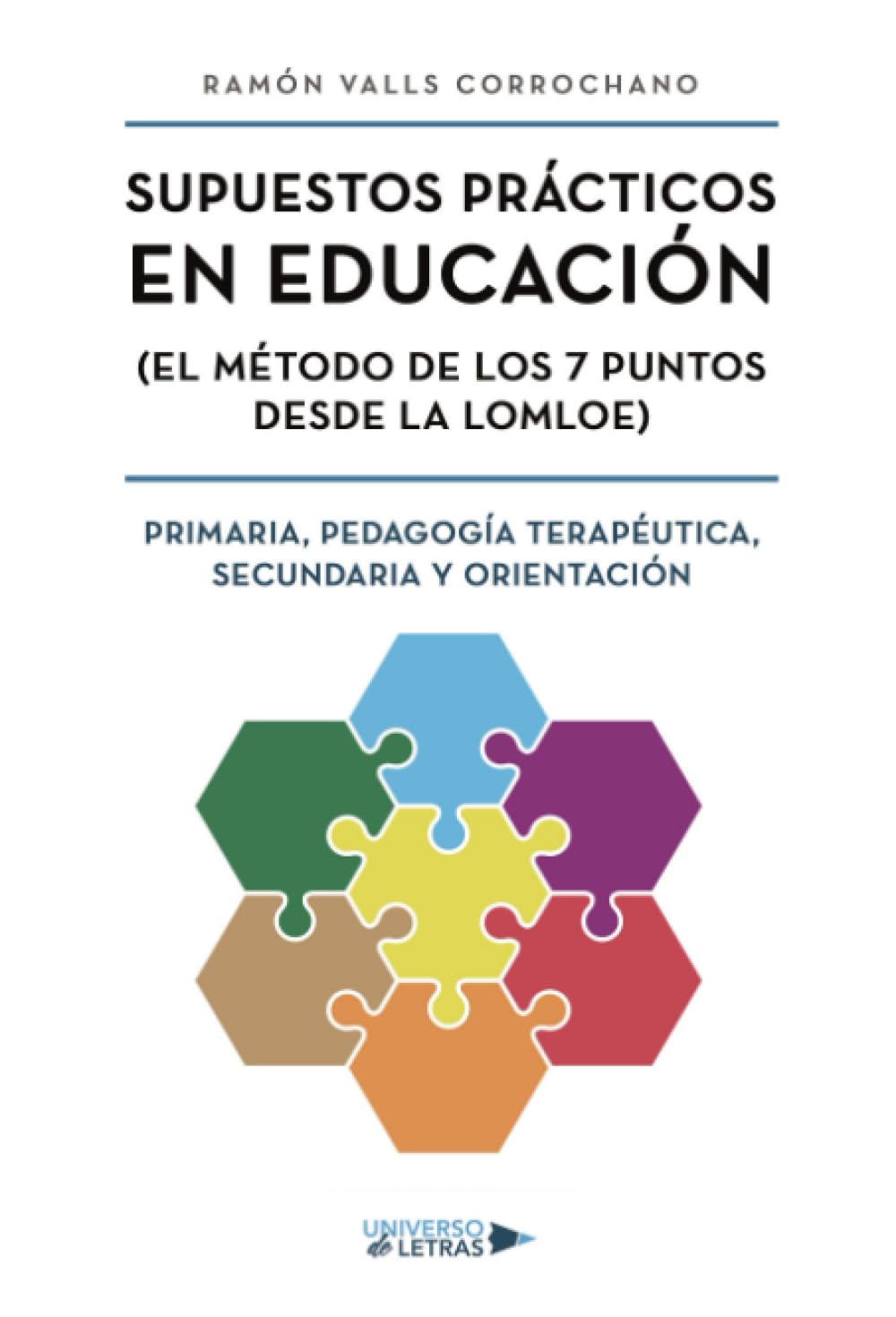 Libro: Supuestos Prácticos en Educación (El método de los 7 puntos desde la LOMLOE) Primaria, Pedagogía Terapéutica, Secundaria y Orientación (Spanish Edition)