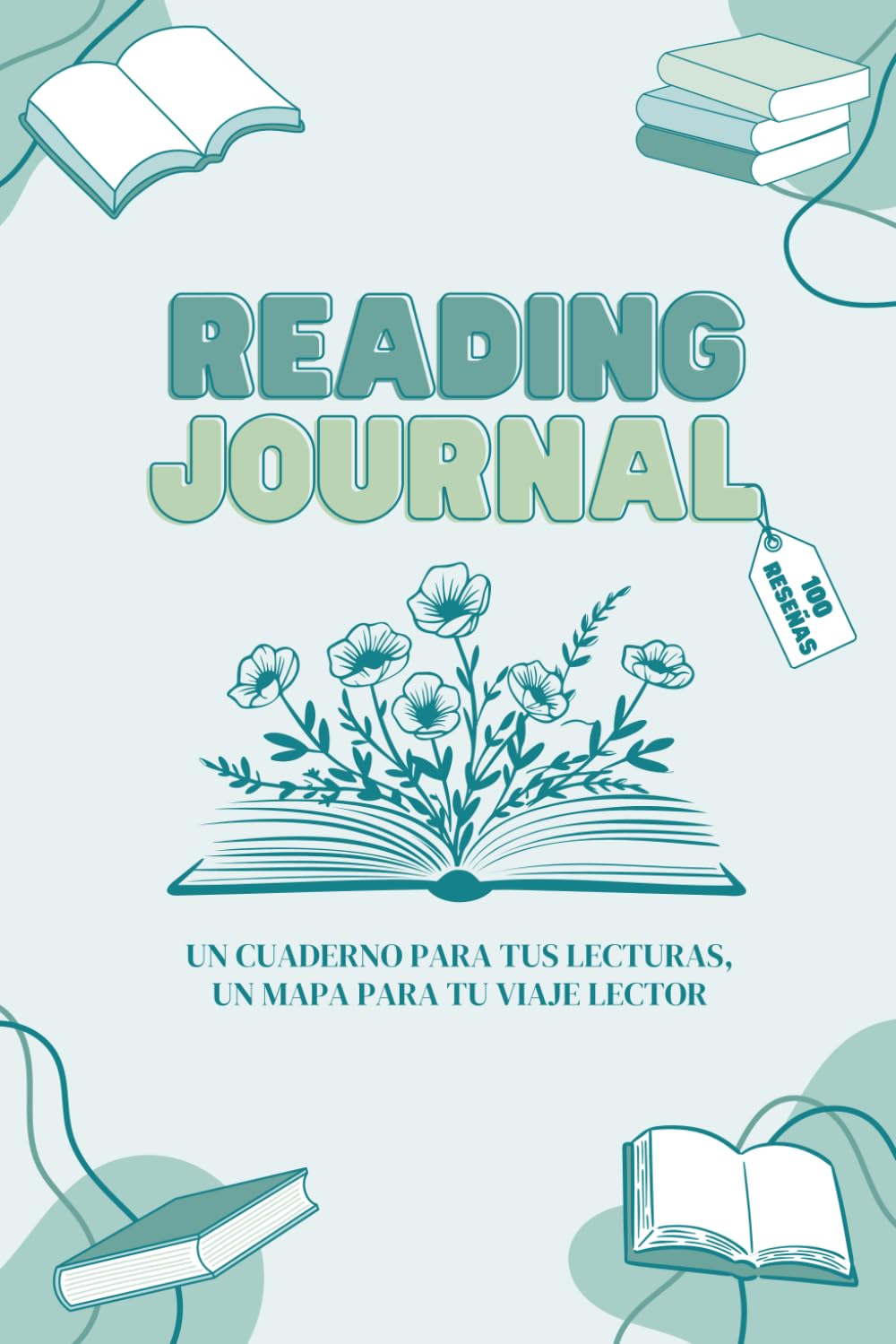 Libro: Reading Journal Green: Cuaderno de lecturas | Diario de lecturas (Spanish Edition)