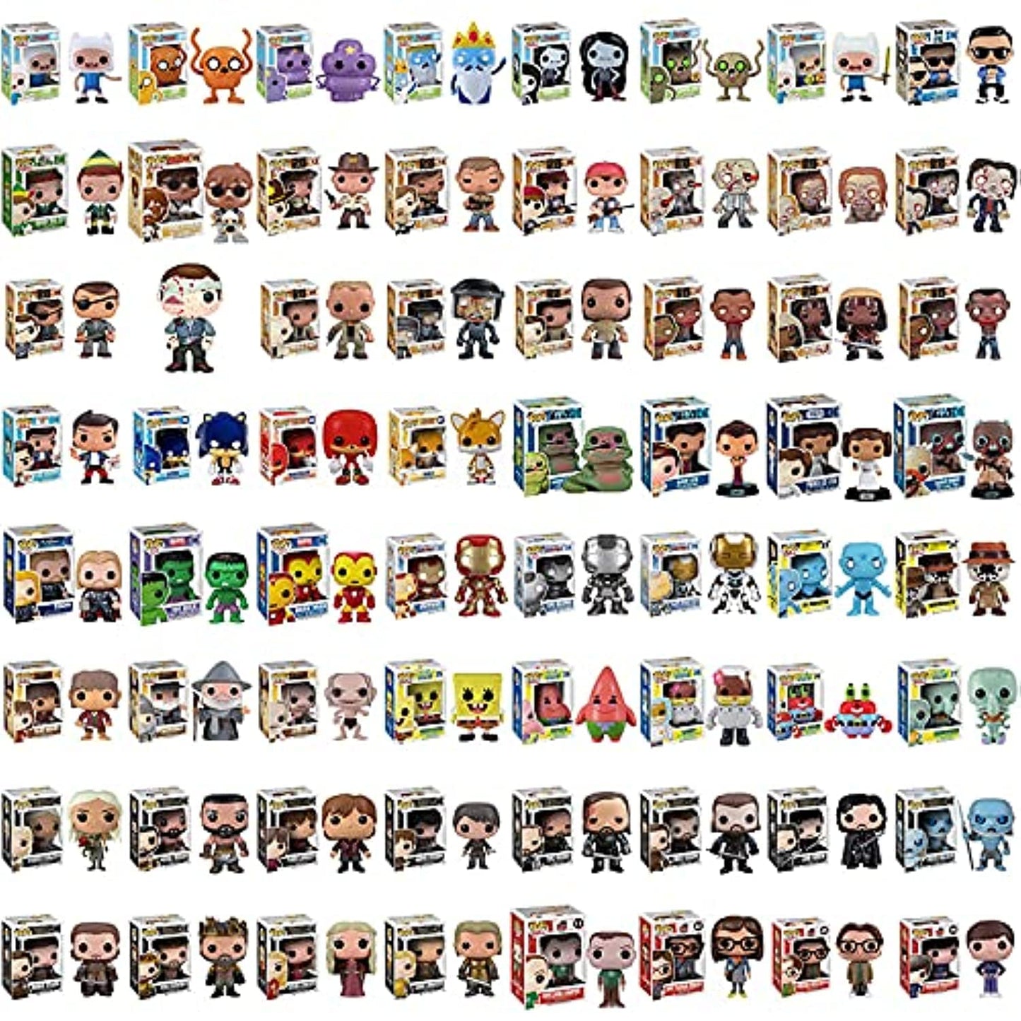 Funko Pop: POP Funko Mystery 6 Pack w/ 1 Random Limited Edition Chase - Stylized Figura de Vinilo Set New