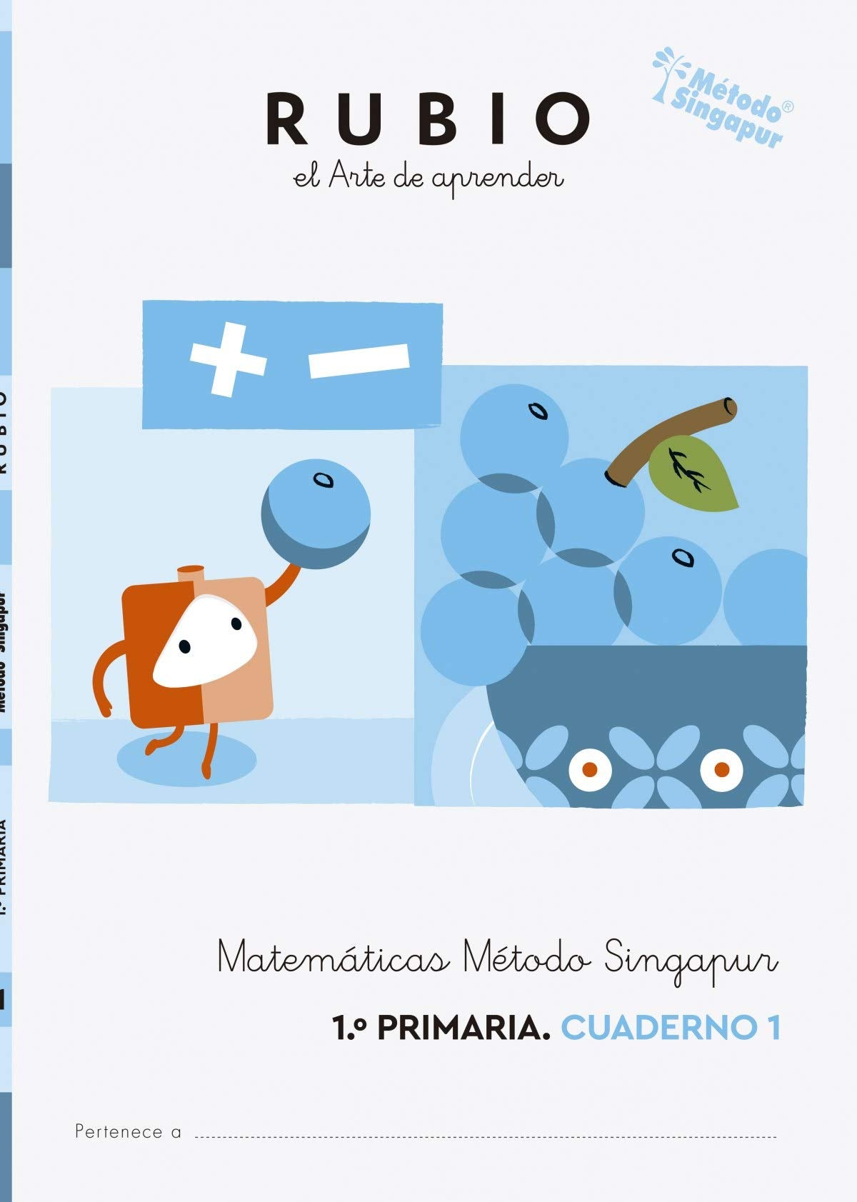 Libro: Matemáticas Método Singapur 1.º Primaria RUBIO | 3 libros