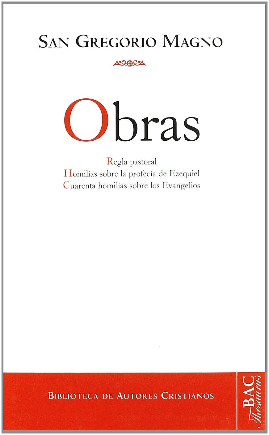Libro: Obras de San Gregorio Magno