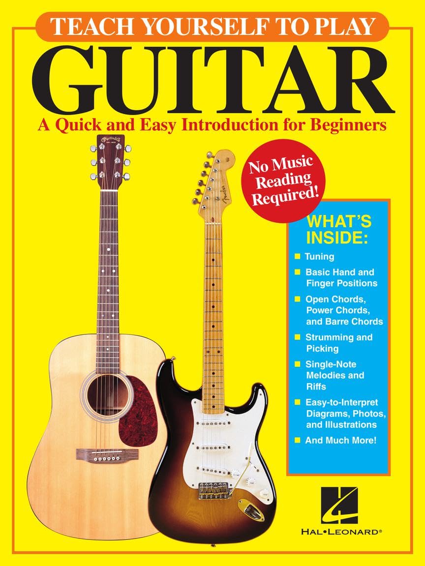 Libro: Teach Yourself to Play Guitar | Beginner Guitar Book with Tablature | Step-by-Step Acoustic and Electric Guitar Method | Easy Self-Learning Guide for Adults Teens and Music Teachers | Learn Chords