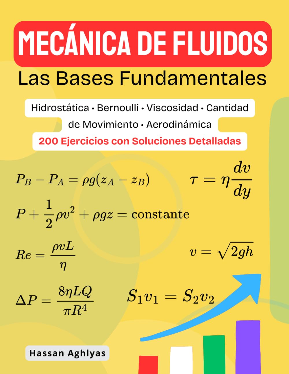 Libro: MECÁNICA DE FLUIDOS (Las Bases Fundamentales) | Hidrostática • Bernoulli • Viscosidad • Cantidad de Movimiento • Aerodinámica: 200 Ejercicios con Soluciones Detalladas (Spanish Edition)