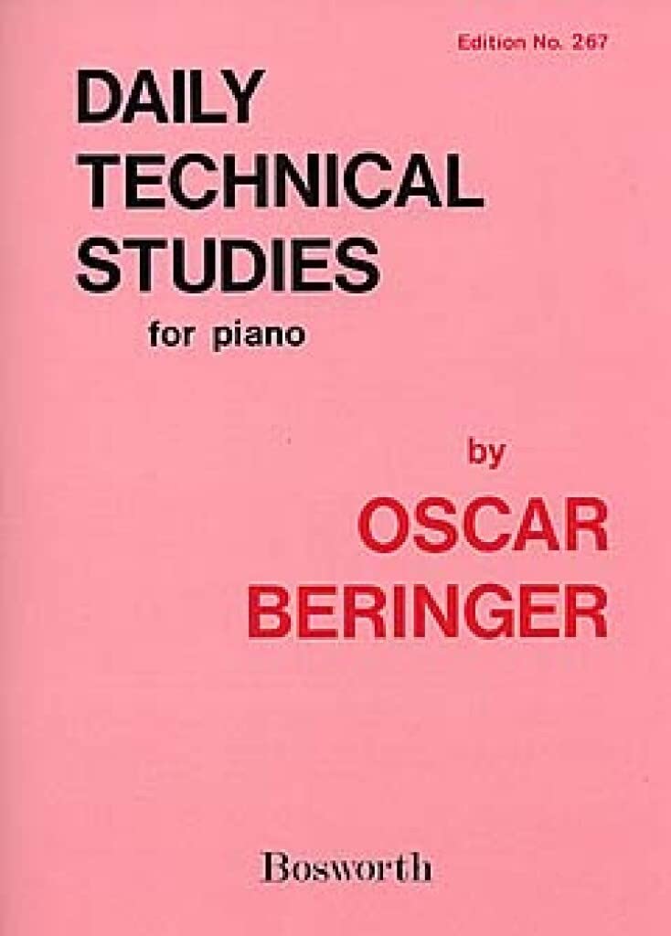 Libro: Daily Technical Studies for Piano