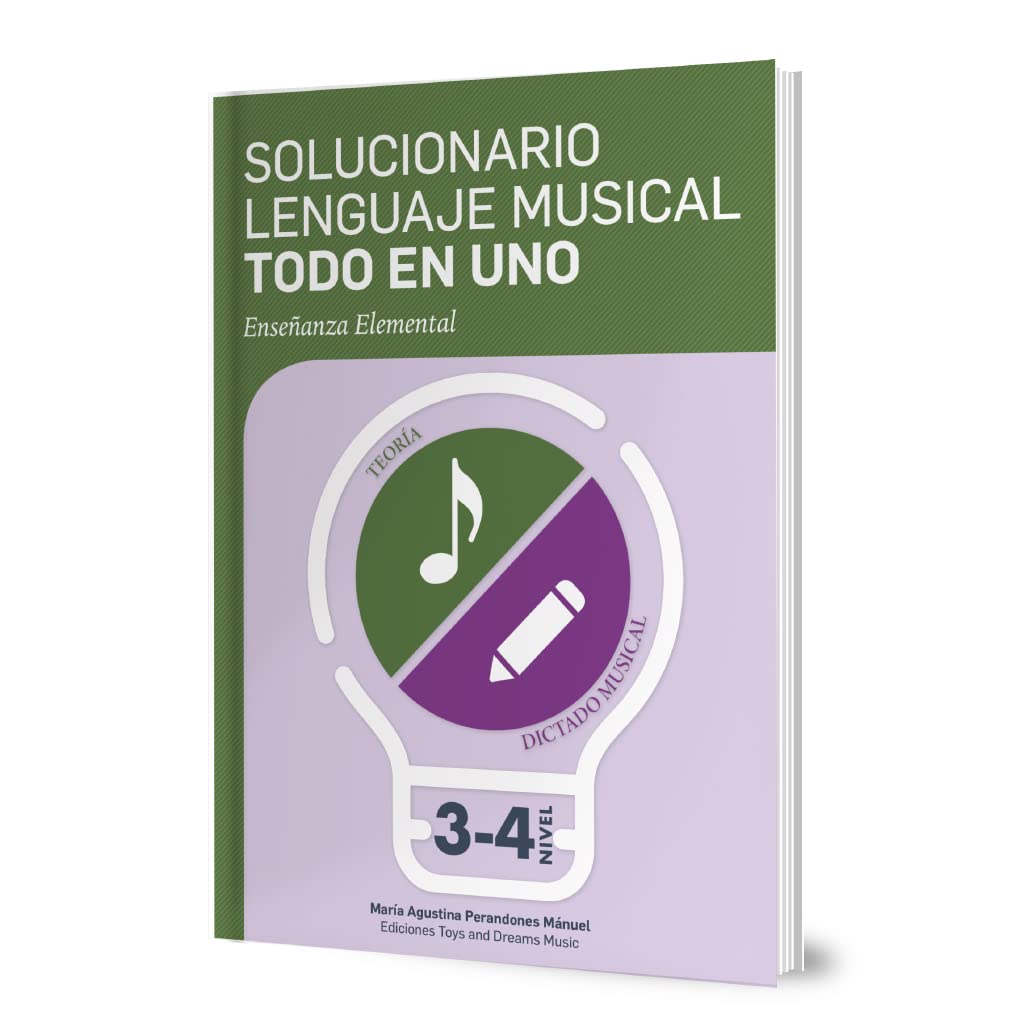Libro: SOLUCIONARIO DE LENGUAJE MUSICAL TODO EN UNO 3º Y 4º NIVEL