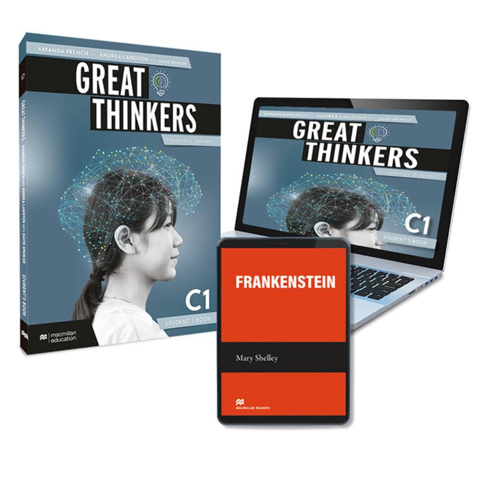 Libro: GREAT THINKERS C1 Student's book & eReader: libro de texto y versión digital (licencia 15 meses)