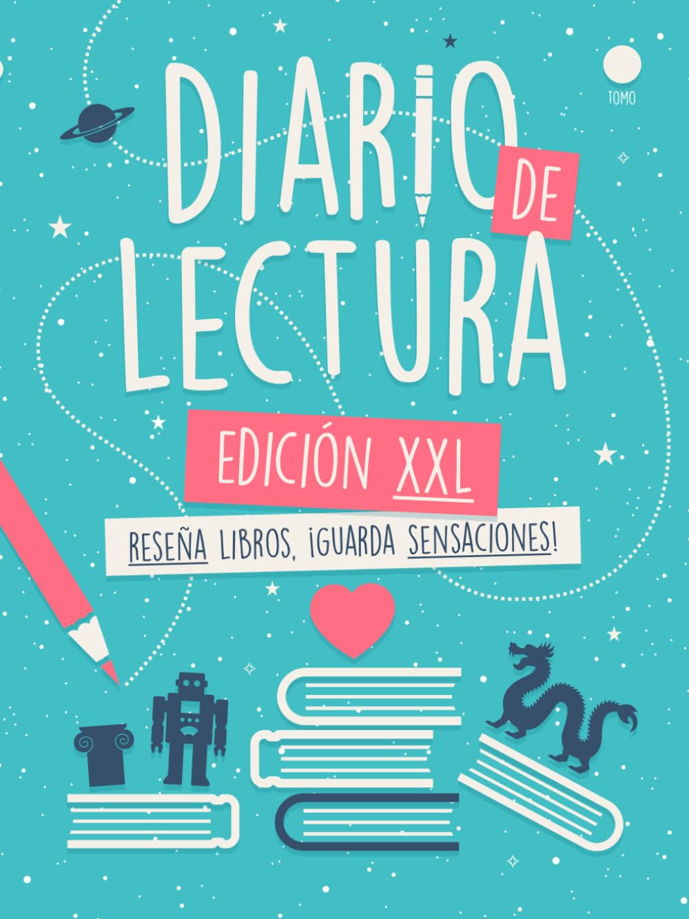 Libro: Diario de Lectura XXL (Gama Ocean): Reseña libros. Guarda sensaciones. ¡Para 100 Libros, con Curva de Interés y Biblioteca Visual! (Spanish Edition)