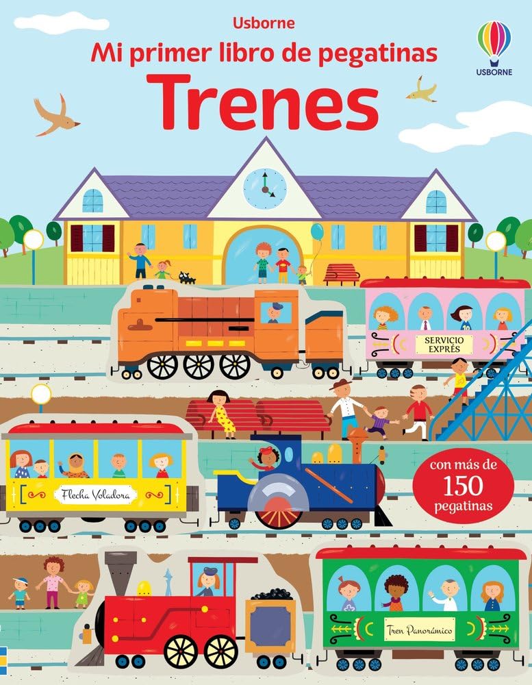 TRENES MI PRIMER LIBRO DE PEGATINAS