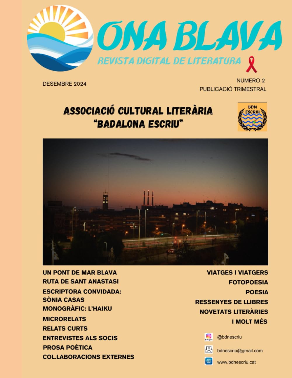 Libro: REVISTA ONA BLAVA: NÚMERO 2 (Catalan Edition)