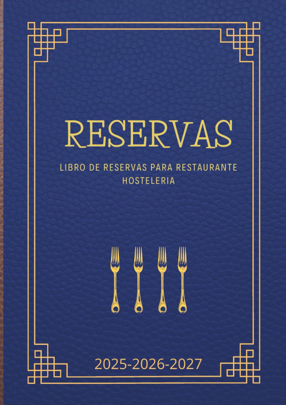 Libro de Reservas para Restaurante Hosteleria: Organizador para las reservas de mesas o espacios. Diseñado para restaurantes, bares, cafeterías, ... servicios de restauración. (Spanish Edition)