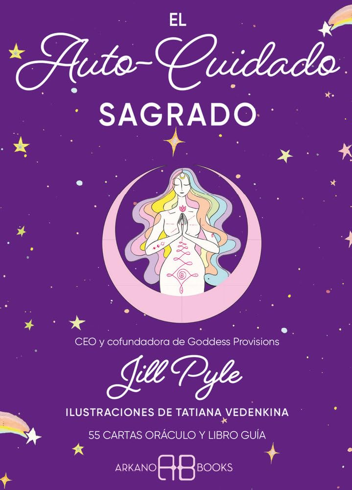 Libro: El autocuidado sagrado: 55 cartas oráculo y libro guía