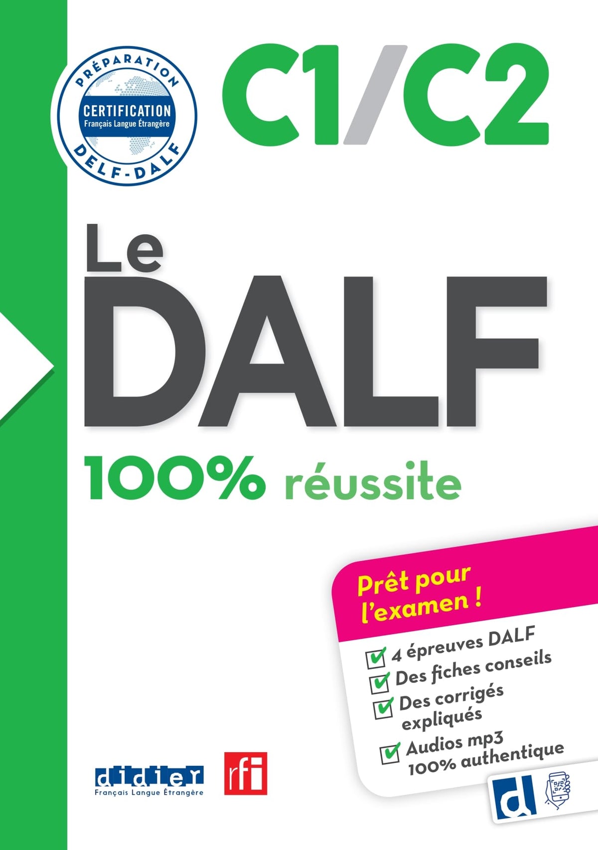 100% reussite le dalf c1 c2 livre ed24: Buch mit Audio-Download
