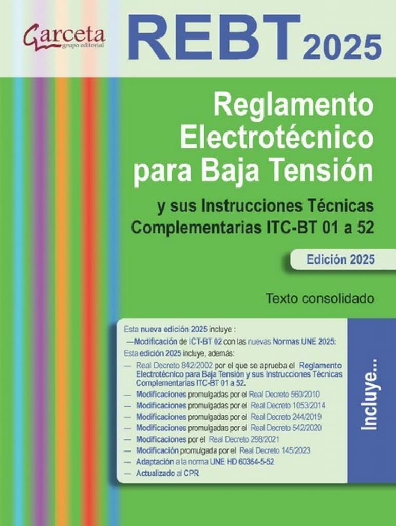 Libro: REBT 2025. (ELECTRICIDAD)