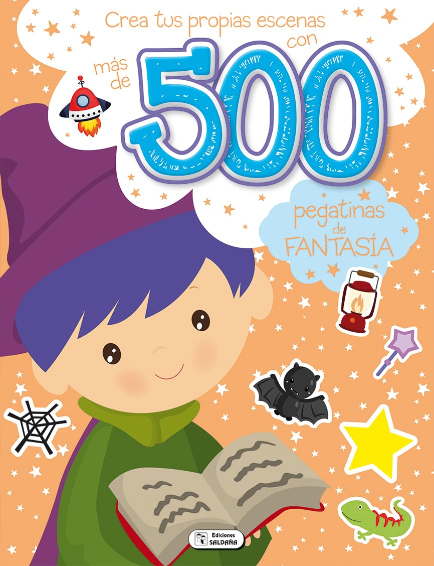 Libro: CREA TUS PROPIAS ESCENAS CON MÁS DE 500 PEGATINAS FANTASÍA (Escens panorámicas)