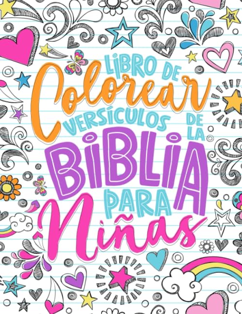 Libro de colorear - Versículos de la Biblia para niñas