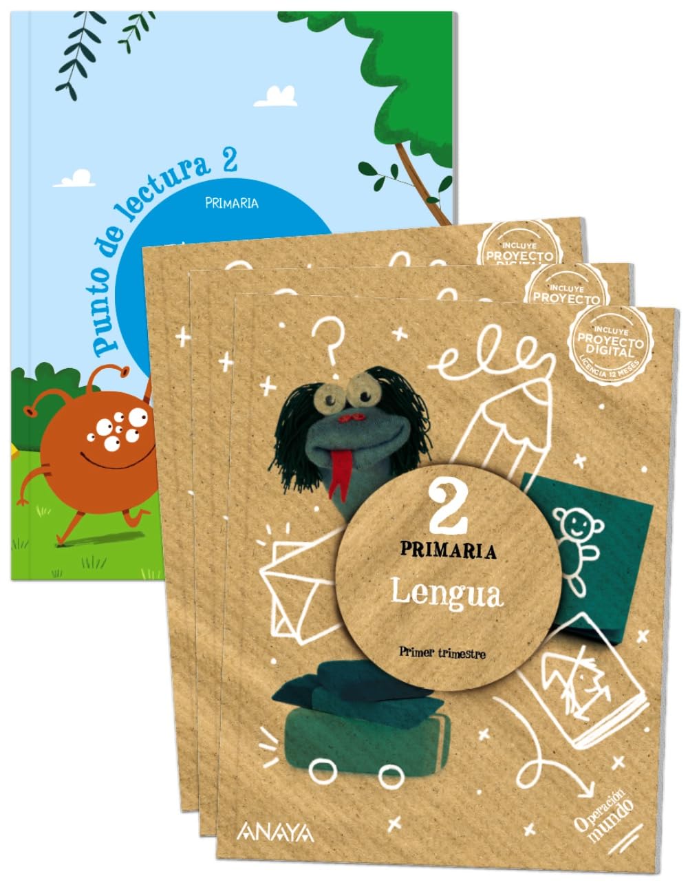 Libro: Lengua 2. (Incluye Punto de lectura 2.)