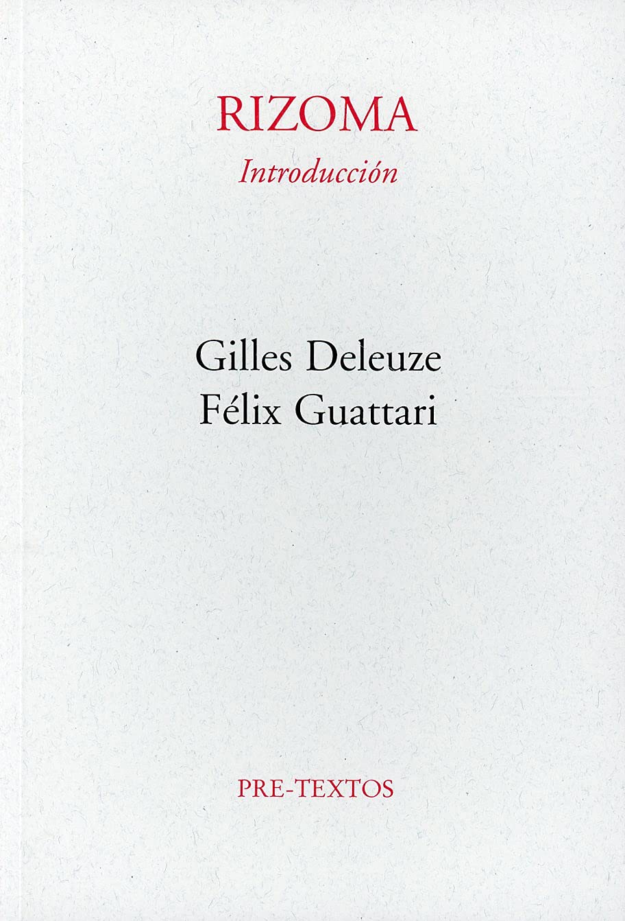 Libro: Rizoma: Introducción: 3 (Ensayo)
