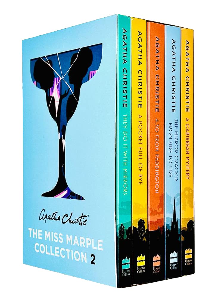 Libro: Miss Marple Mysteries Series Books 6 - 10 Collection Set by Agatha Christie (A Caribbean Mystery,Mirror Crack’d From Side to Side,4.50 from Paddington,A Pocket Full of Rye & They Do It With Mirrors)