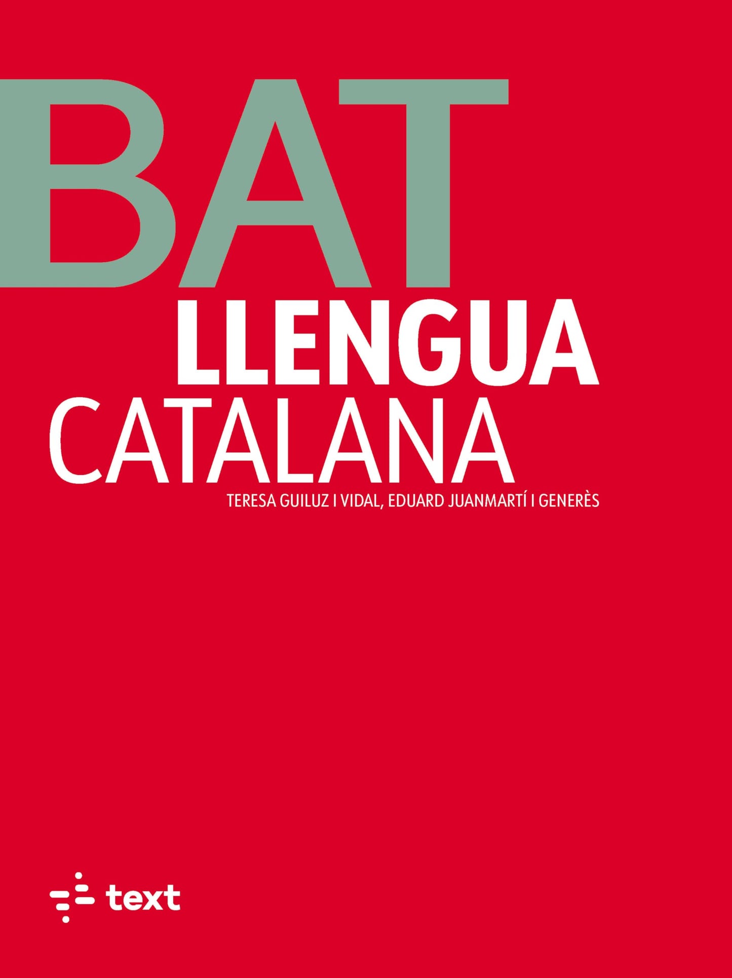 Libro: Llengua catalana. Batxillerat