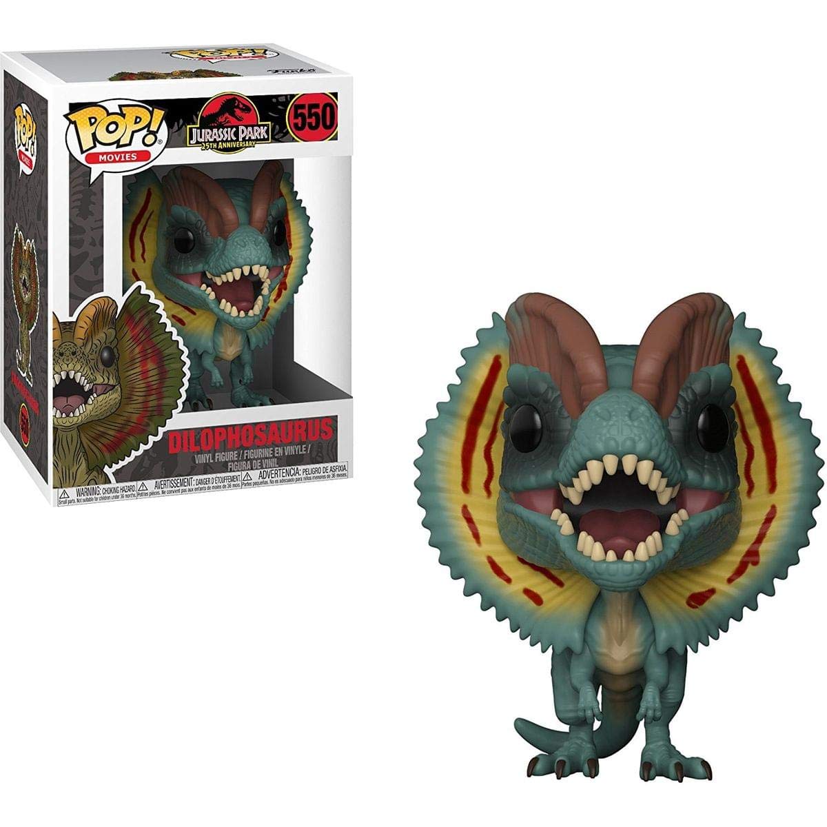Funko Pop! Películas: Jurassic Park - Dilophosaurus (Styles May Vary) Collectible Figura