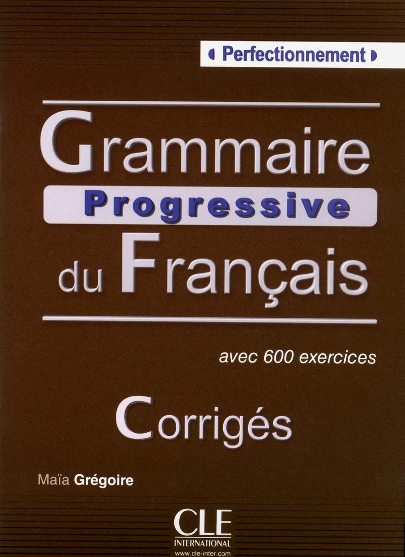 Libro: Grammaire Progressive du Francais: Corriges (French Edition)