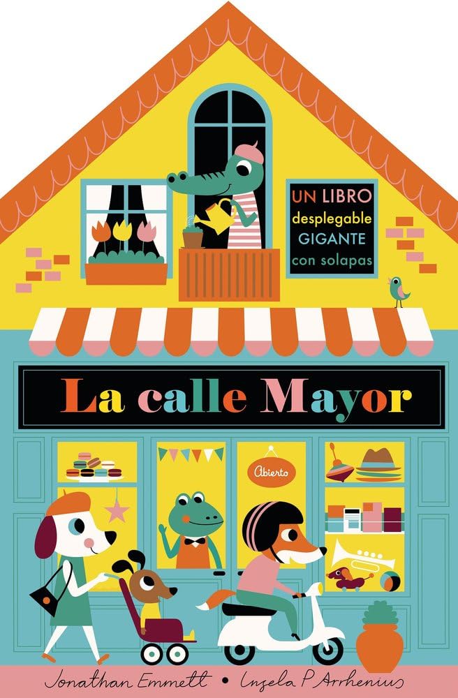 Libro: La calle Mayor. Libro desplegable (Libros con elementos para jugar)
