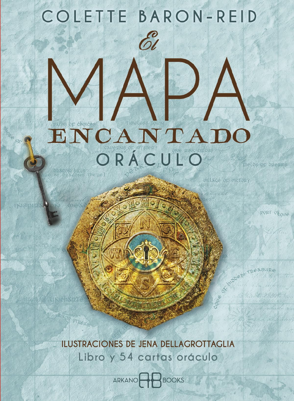 El mapa encantado Oráculo: Libro y 54 cartas oráculo. (ADIVINACION-TAROT-JUEGOS)
