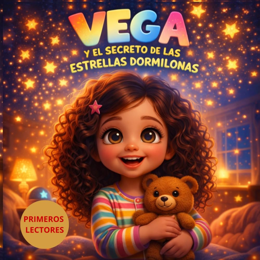 Libro: VEGA Y EL SECRETO DE LAS ESTRELLAS DORMILONAS: Cuento infantil para superar el miedo a dormir solo: Edición en LETRA DE MAYÚSCULAS para primeros lectores (5-7 años) (Spanish Edition)
