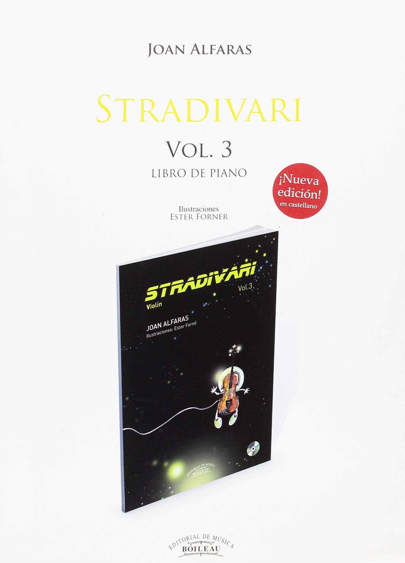Libro: Stradivari 3 Violín y Piano cast. NUEVA EDICIÓN