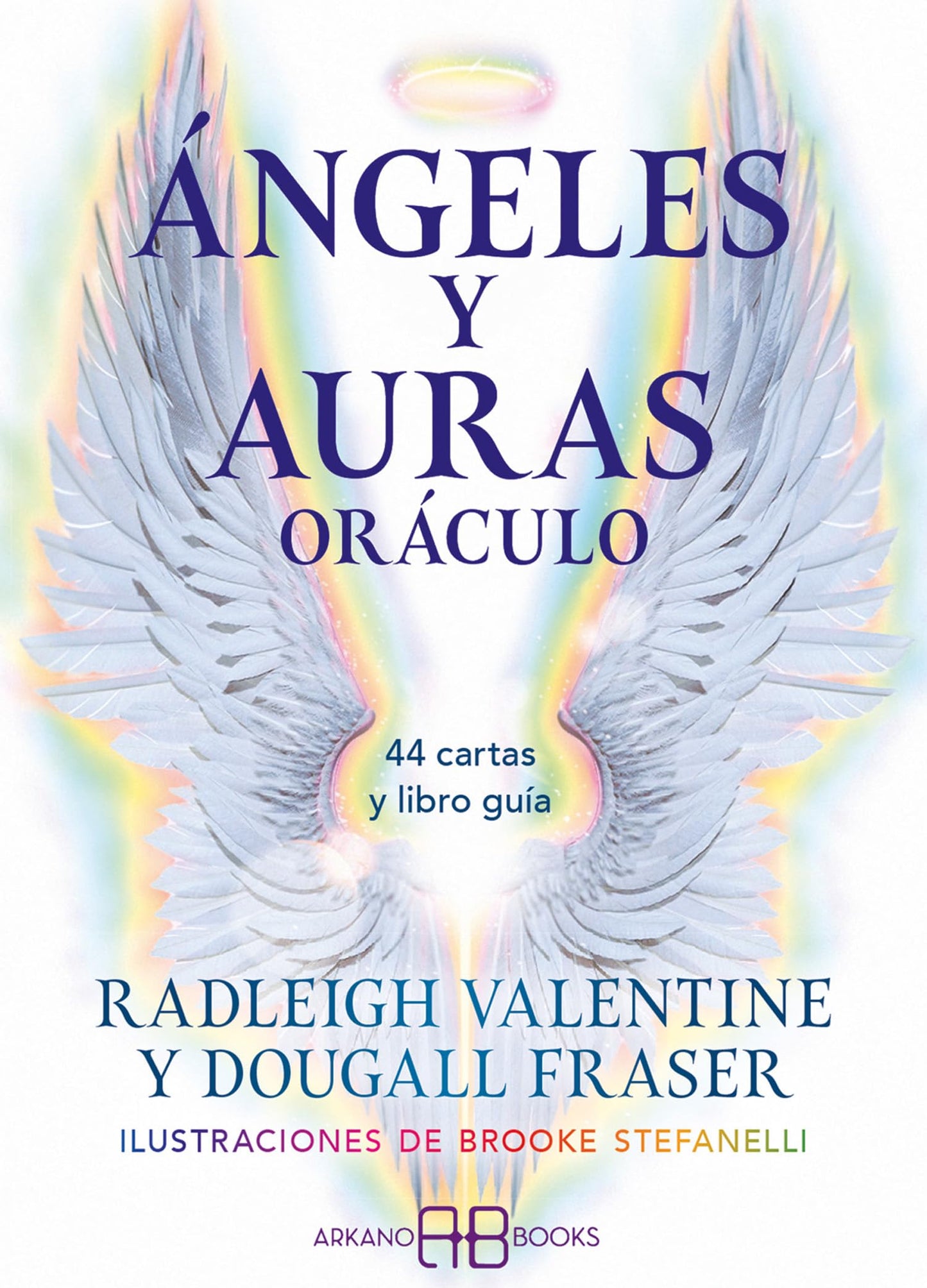 Libro: Ángeles y Auras oráculo: 44 cartas y libro guía.