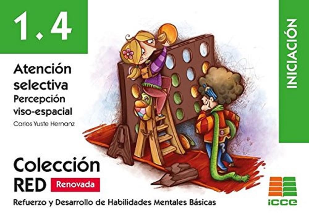 Libro: RED 1.4 Renovado. Atención selectiva. Percepción viso-espacial (RED. Refuerzo y Desarrollo de Habilidades Mentales Básicas)