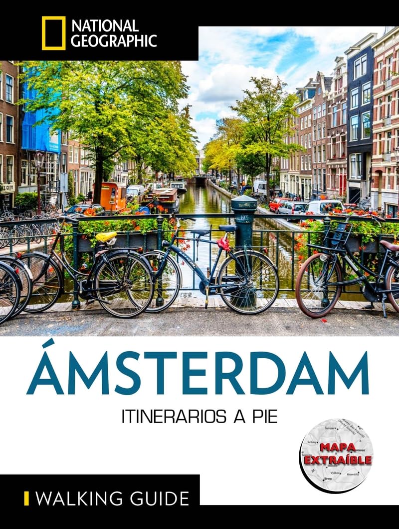 Libro: Amsterdam - Guía National Geographic Itinerarios a pie: Con mapa extraible (NATIONAL GEOGRAPHIC WALKING GUIDES)