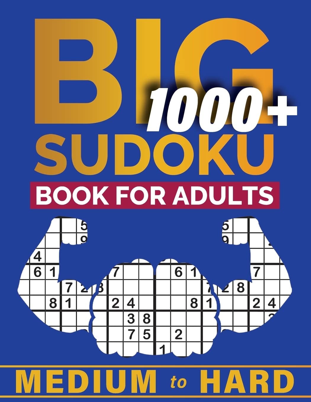Libro: Big Sudoku Book for Adults: 1000+ Medium to Hard Puzzles