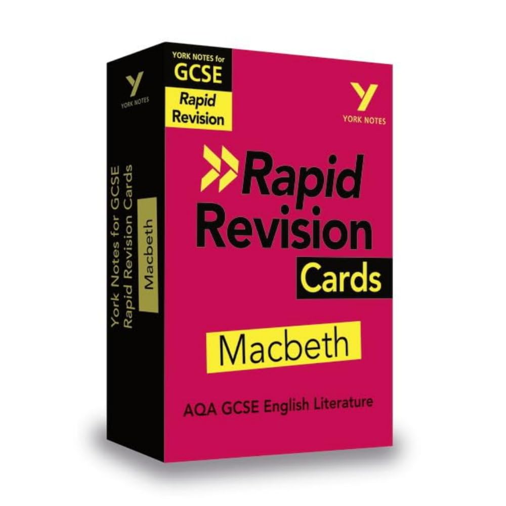 Libro: York Notes RAPID AQA GCSE (Revision Cards) Macbeth - for 2026, 2027 exams