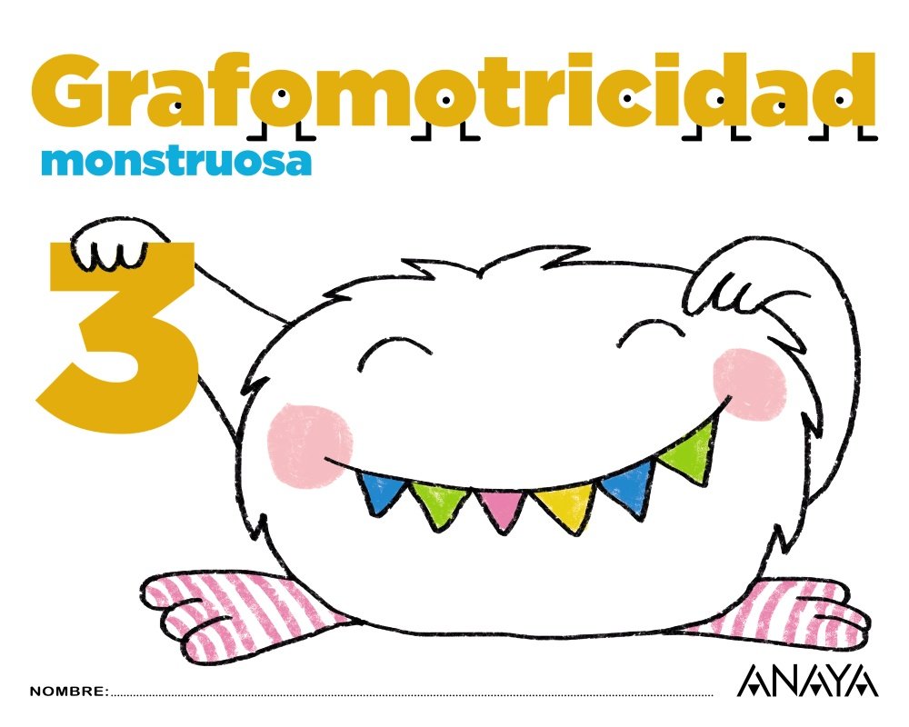 Libro: Grafomotricidad monstruosa 3.