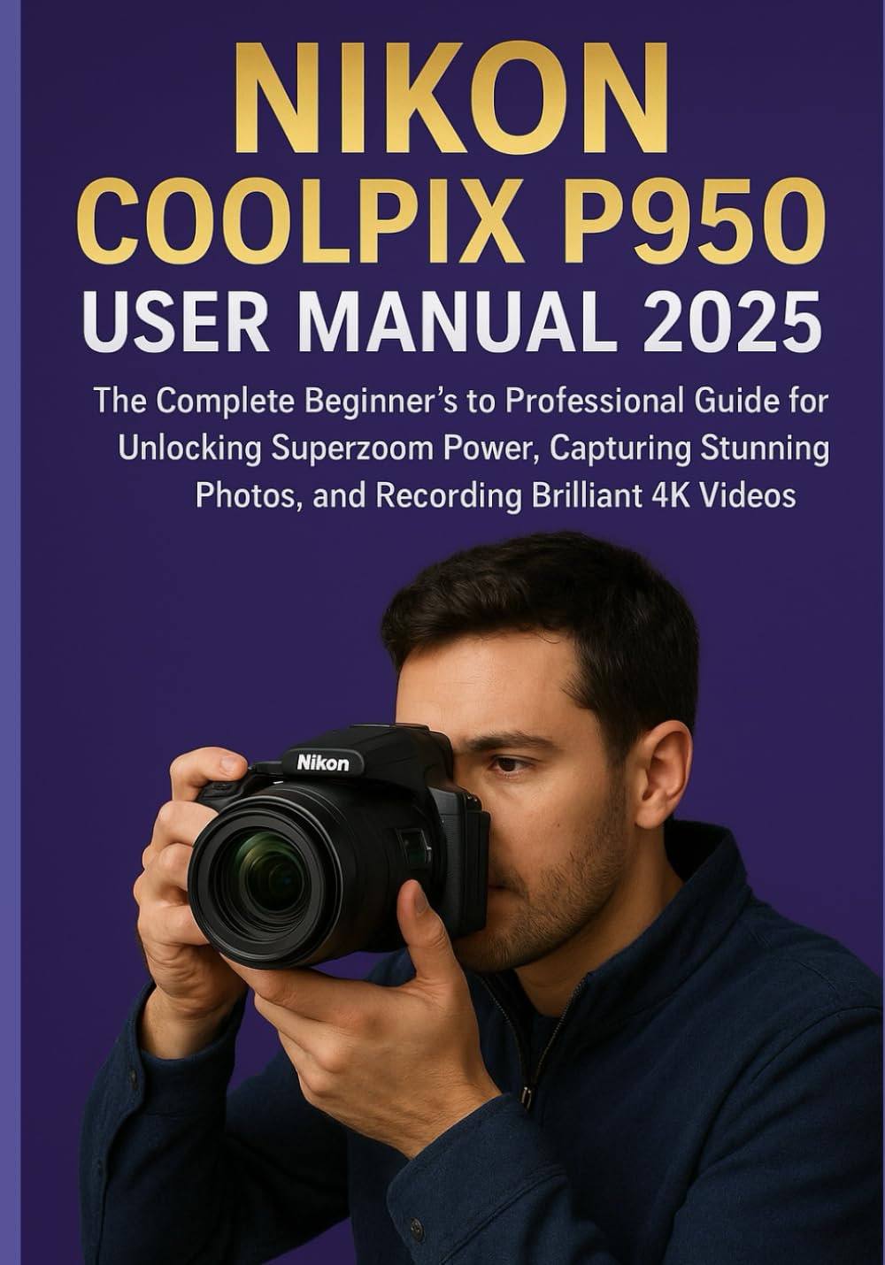 Libro: NIKON COOLPIX P950 USER MANUAL 2025: The Complete Beginner’s to Professional Guide for Unlocking Superzoom Power, Capturing Stunning Photos, and Recording Brilliant 4K Videos