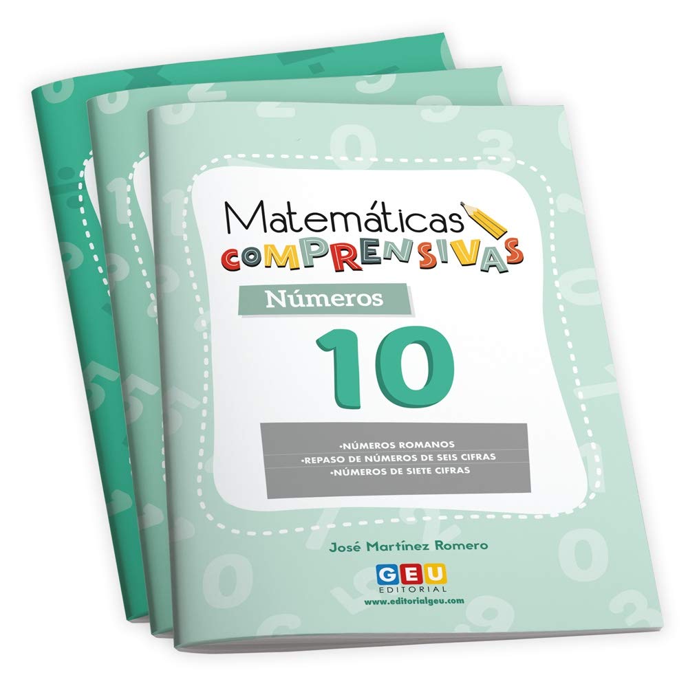 Libro: Pack Matemáticas Comprensivas 4º primaria: Cuadernos repaso Números y Cálculo | Editorial Geu (Niños de 8 a 9 años)