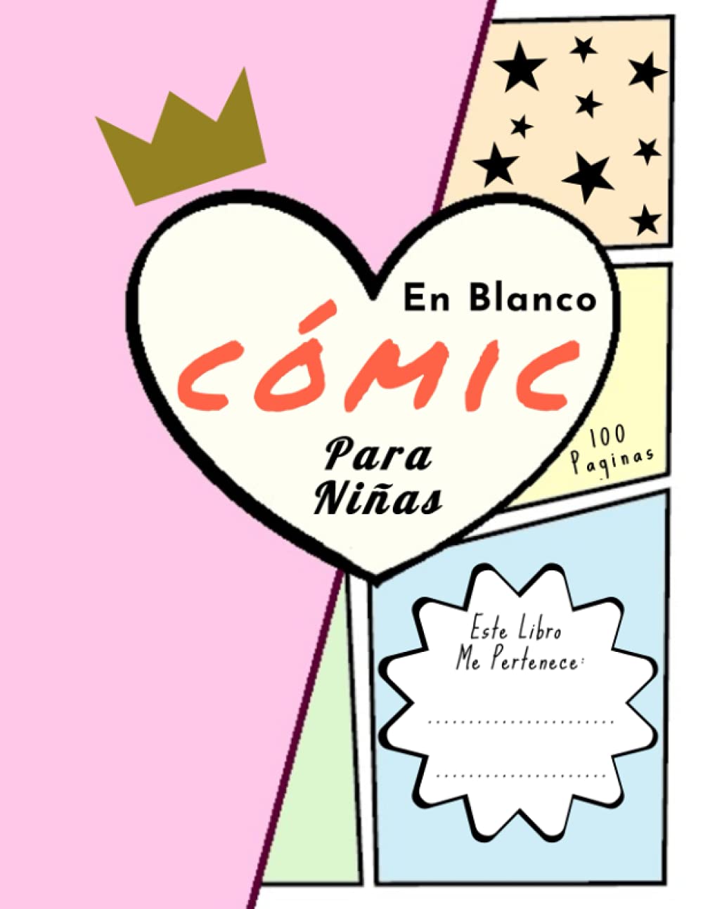 Libro: Cómic En Blanco Para Niñas (Spanish Edition)