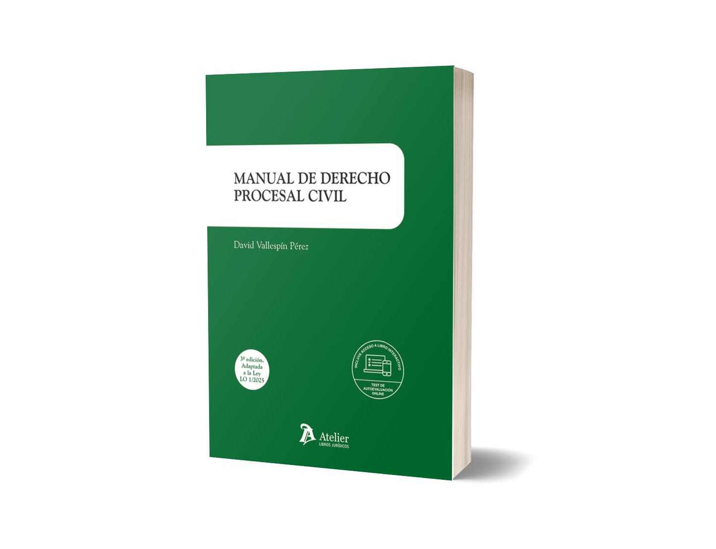 Libro: Manual de Derecho procesal civil. 3ª ed. (MANUALES)