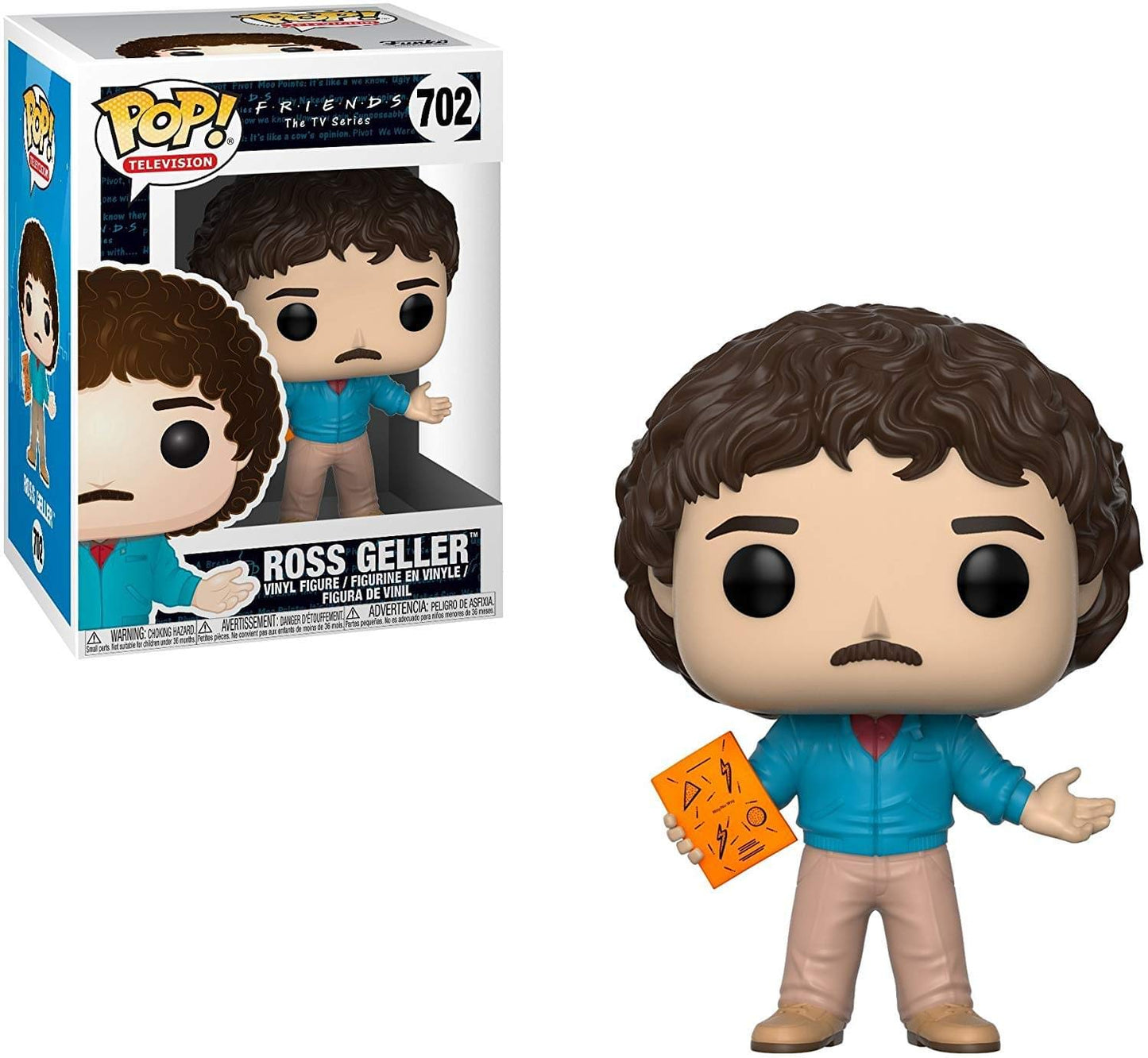 Funko Pop Television: Friends - Too Tan Ross Collectible Figura, Multicolor