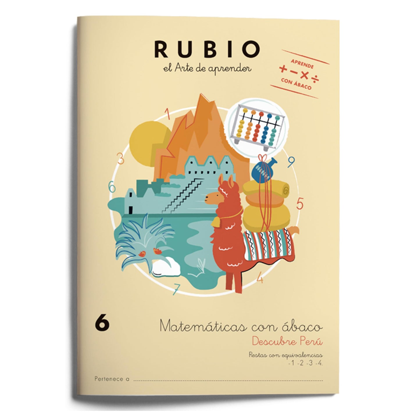 Libro: Matemáticas con ábaco 6. Descubre Perú