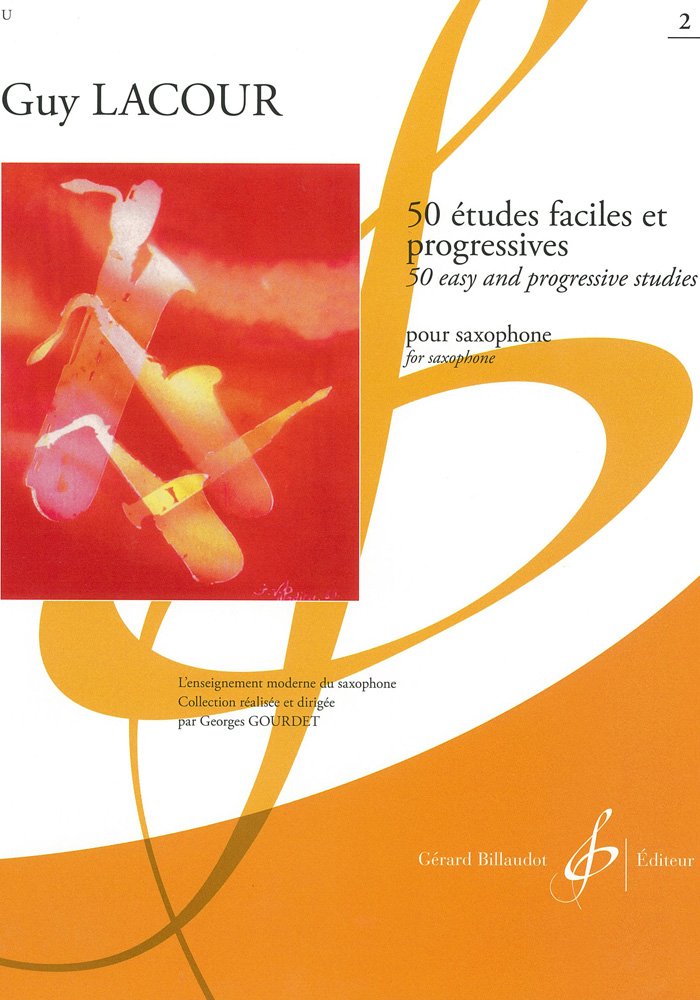 Libro: 50 ETUDES FACILES ET PROGRESSIVES VOLUME 2 - SAXOPHONE