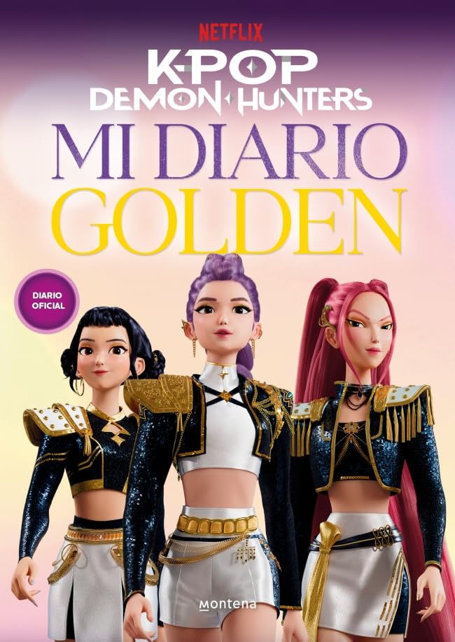 KPop Demon Hunters - Mi diario golden: Diario oficial (Montena)