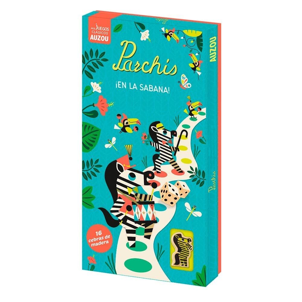 Libro: PARCHIS EN LA SABANA. JUEGO DE MADERA