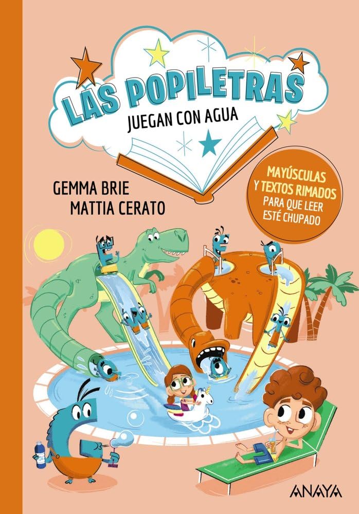 Libro: Las popiletras juegan con el agua: Con letra mayúscula para aprender a leer (PRIMEROS LECTORES - Popiletras)