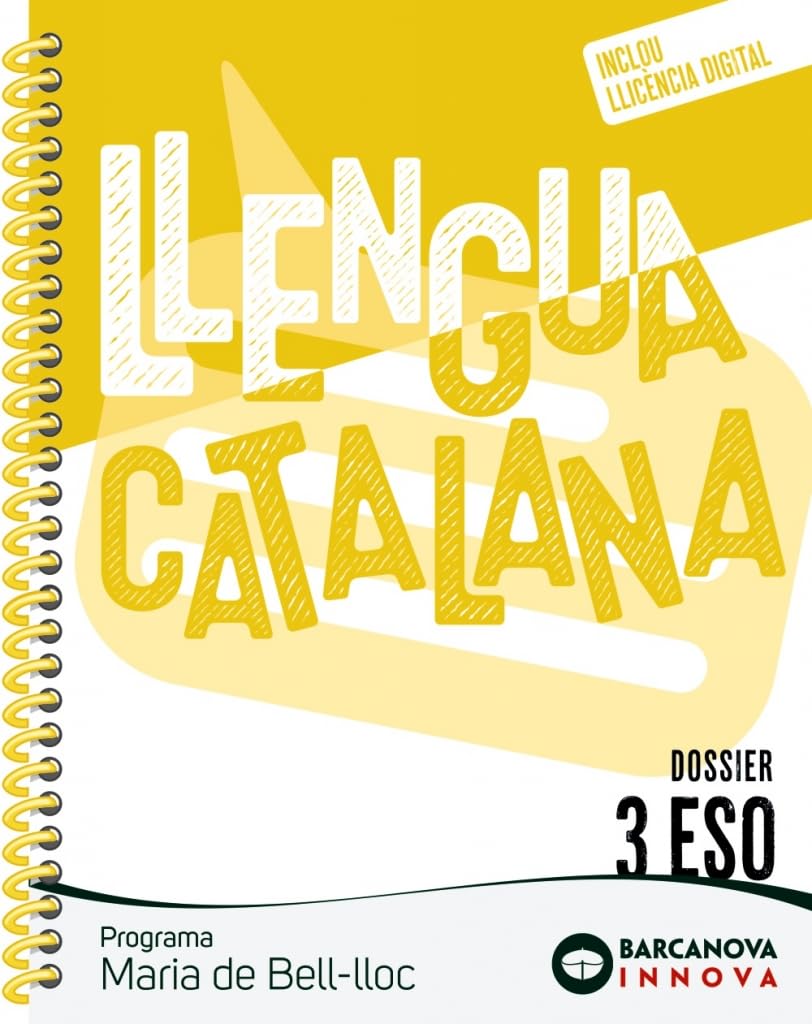 Libro: Maria de Bell-lloc 3 ESO. Dossier. Llengua catalana