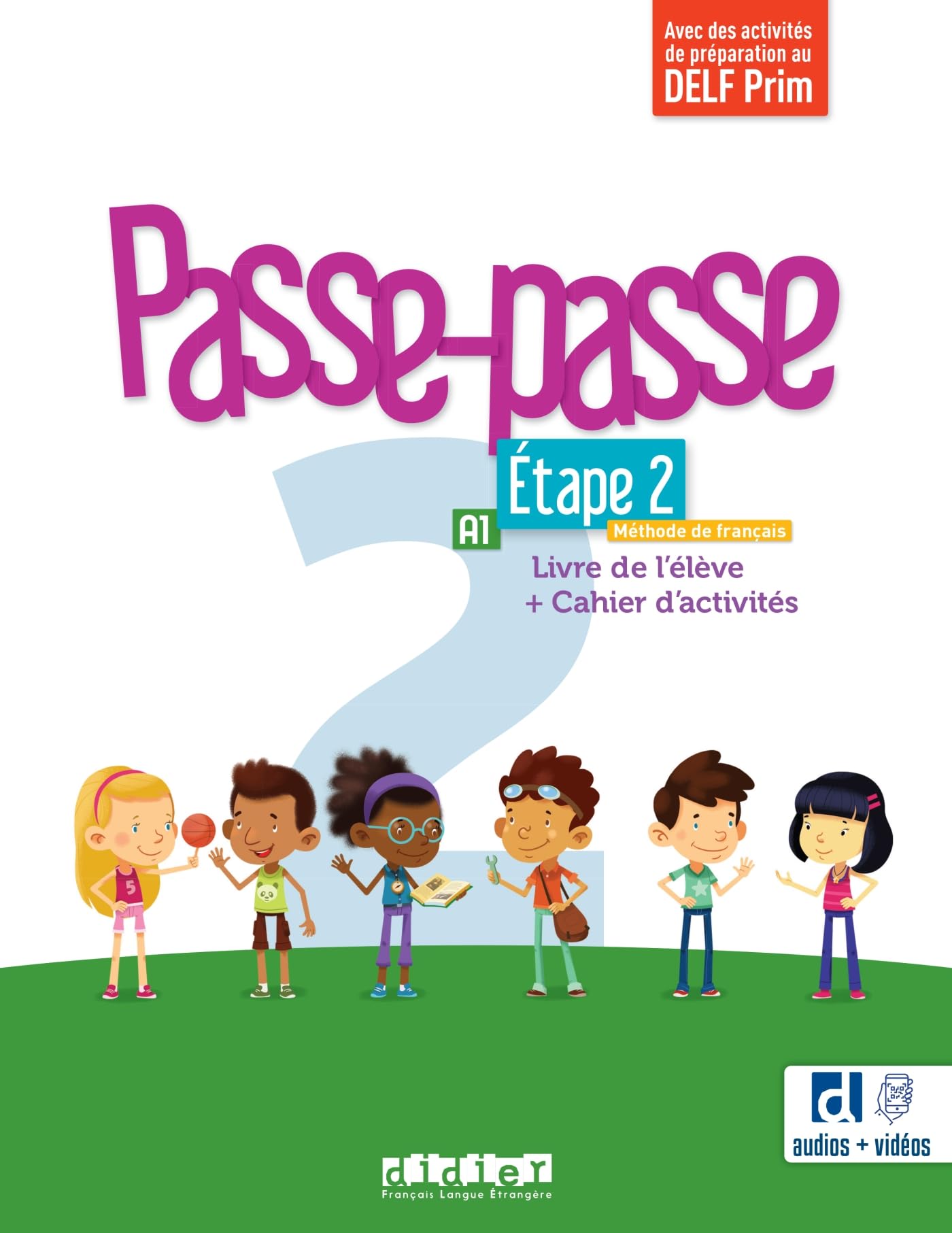 Libro: Passe-passe 2 - Niv. A1 - Étape 2 - Livre + Cahier + didierfle.app